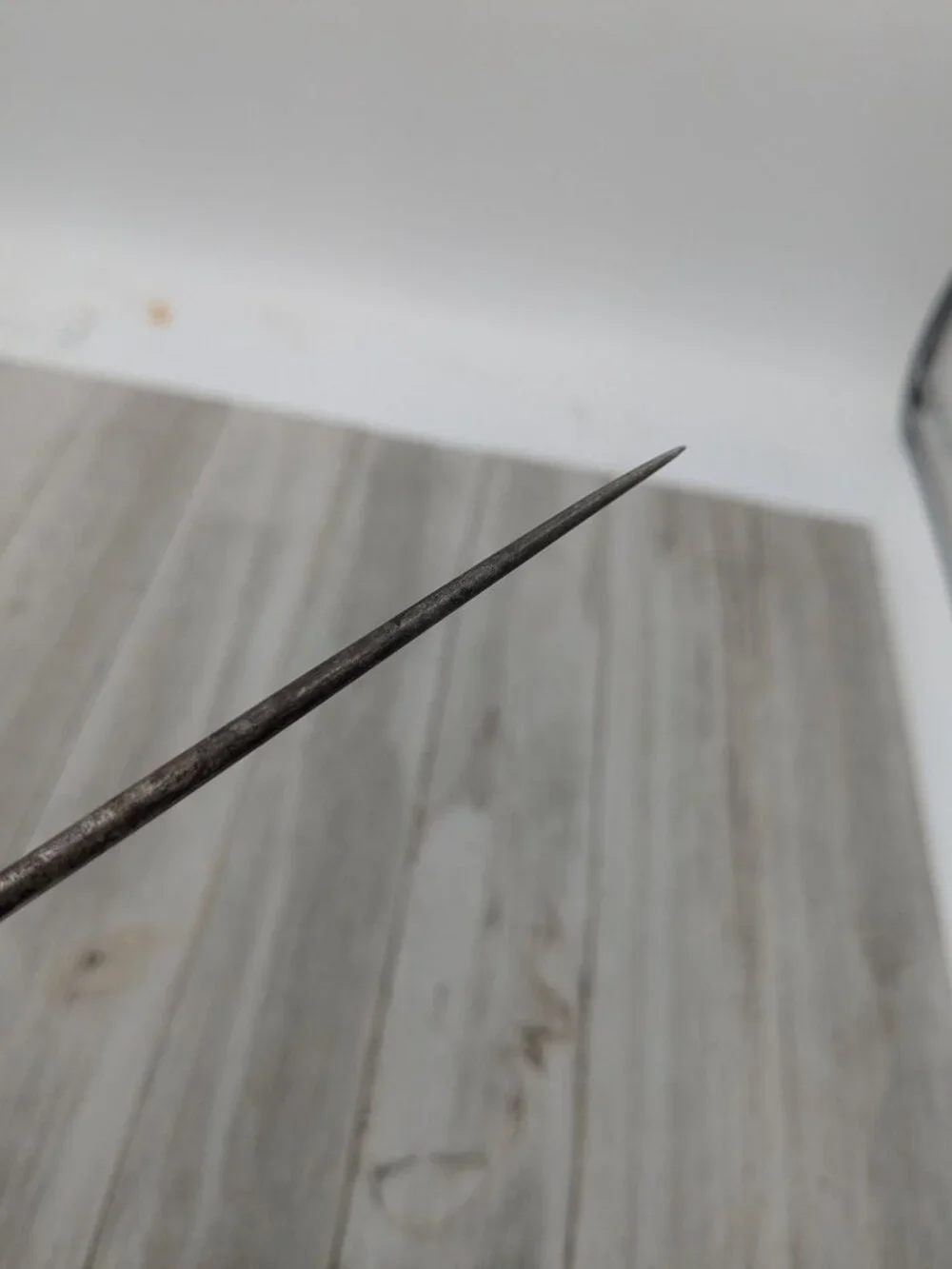 Vintage Ice Pick Black Handle Steel Tip 7 1/2